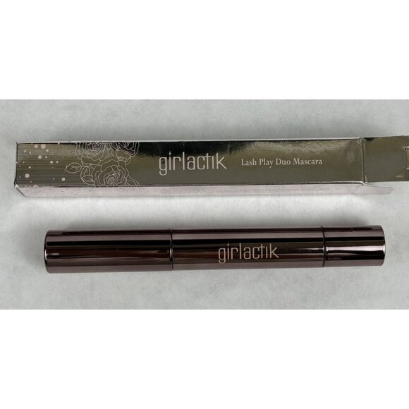 Girlactik Lash Play Duo Mascara Mink 3D3 11ml Lengthening Detailing Thinken NEW - Picture 2 of 8